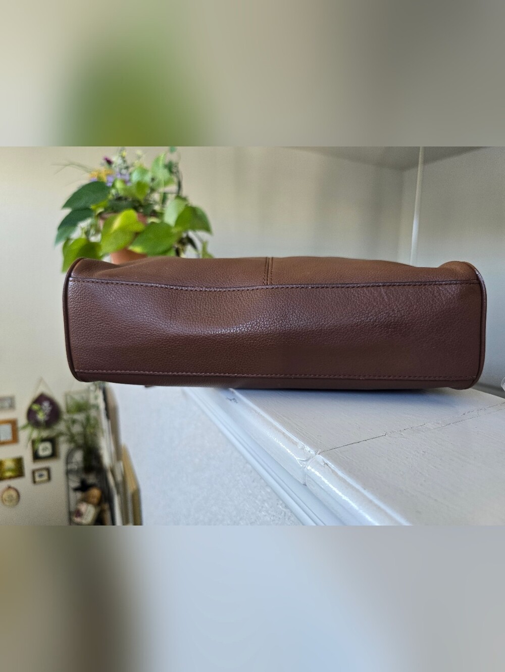 Coach Houston Map Leather Messenger Bag - Picture 8 of 16